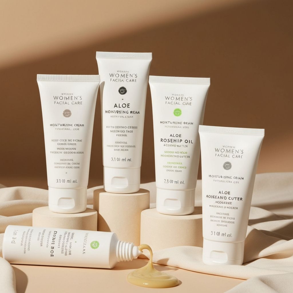 Women's facial care products and moisturisers
